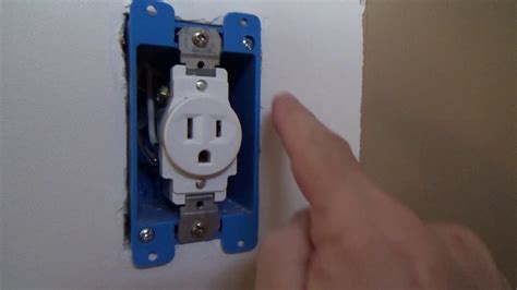 how to fix a loose junction box|how to change outlet box.